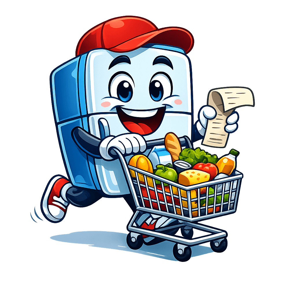 Mascotte Frigolo souriante